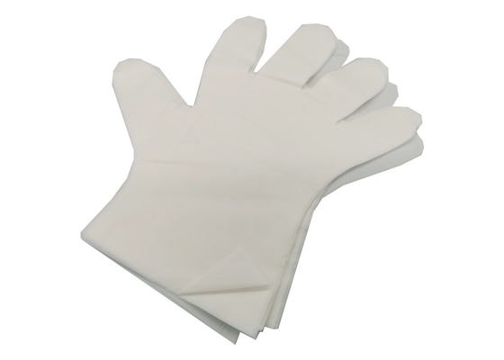 Ivory White Compostable Food Prep Gloves ASTM D6400 For Food Handling