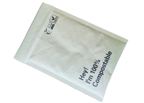 Eco Friendly ISO9001 Kraft Paper Bubble Mailers Biodegradable