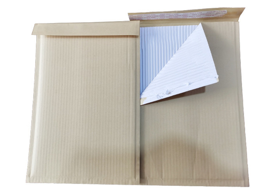 Self Seal Compostable Padded Mailers Corrugated Paper 6 × 10 Padded Envelopes