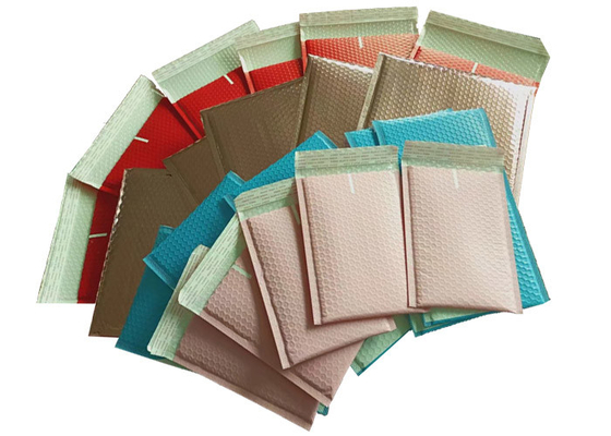 LDPE Outer 10.5x15 Inch Bubble Padded Mailers Heat Seals