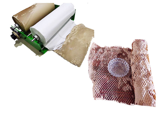 Customized 30m Honeycomb Paper Wrap Roll For Gift Packing