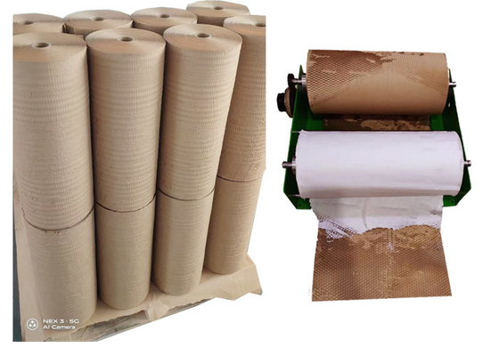 250m Honeycomb Paper Bubble Wrap 1.5inch Core Hive Paper Wrapping Rolls