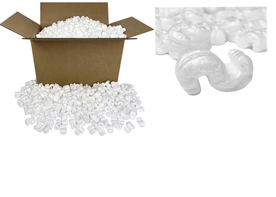Off White Color Paper Cushion Packaging 3.5 Cuft EPS Packing Peanuts