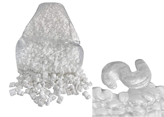 Off White Color Paper Cushion Packaging 3.5 Cuft EPS Packing Peanuts