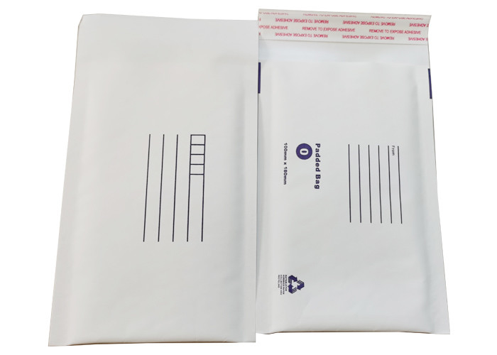 White Kraft 6x9 Inch Bubble Padded Mailers 2 Sided Protection